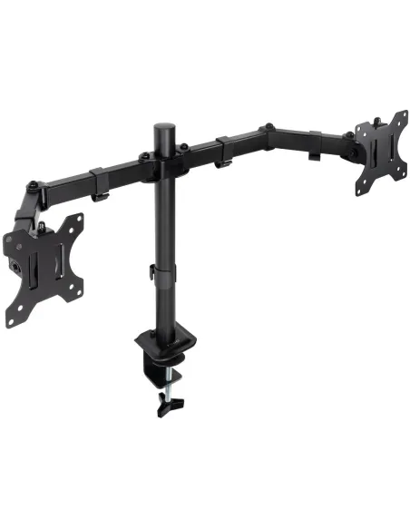 TooQ DB1802TN-B Soporte de Pared con Dos Brazos para TV 17"-27" Máx. 16kg Negro