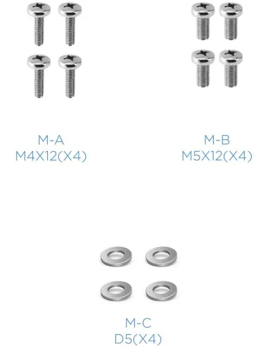 TooQ DB1802TN-B Soporte de Pared con Dos Brazos para TV 17"-27" Máx. 16kg Negro