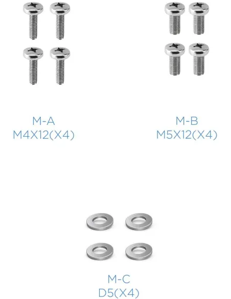 TooQ DB1802TN-B Soporte de Pared con Dos Brazos para TV 17"-27" Máx. 16kg Negro