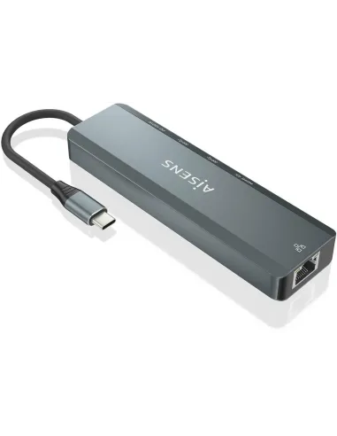 Aisens ASUC-5P011-GR Docking Station 5 Puertos USB-C a USB-A/USB-C/HDMI/RJ-45 15 cm Gris