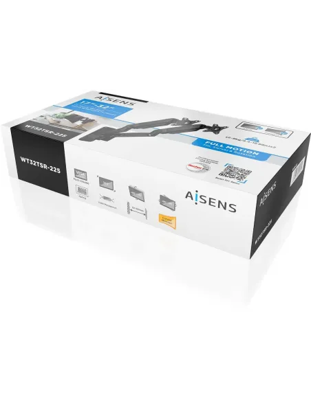 Aisens WT32TSR-225 Soporte de Pared para Monitor/TV 17"-32" Máx. 18KG