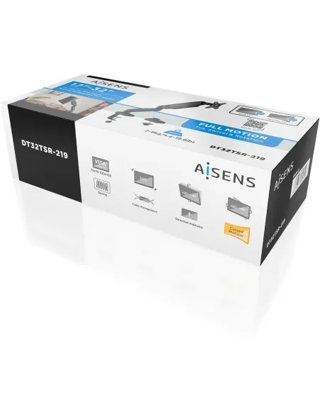 Aisens DT32TSR-219 Soporte de Mesa para Monitor/TV 17"-32" Máx. 9KG