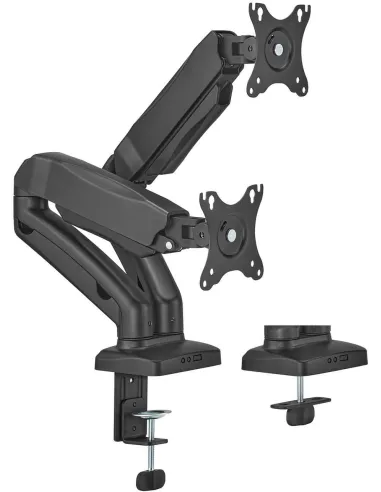 Aisens DT32TSR-221 Soporte de Mesa para 2 Monitores/TV 17"-32" Máx. 18KG