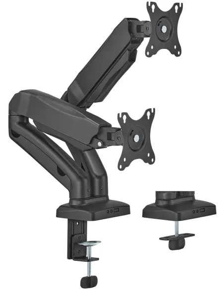 Aisens DT32TSR-221 Soporte de Mesa para 2 Monitores/TV 17"-32" Máx. 18KG