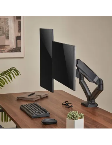 Aisens DT32TSR-221 Soporte de Mesa para 2 Monitores/TV 17"-32" Máx. 18KG