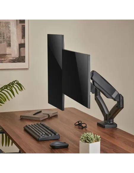 Aisens DT32TSR-221 Soporte de Mesa para 2 Monitores/TV 17"-32" Máx. 18KG