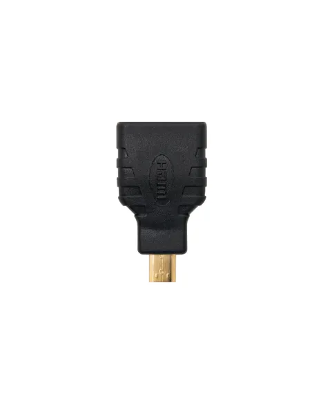 Nanocable Adaptador HDMI a Micro HDMI Hembra/Macho Negro