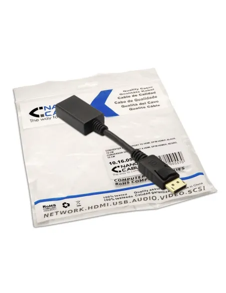 Nanocable Adaptador Displayport (M) a HDMI (H)