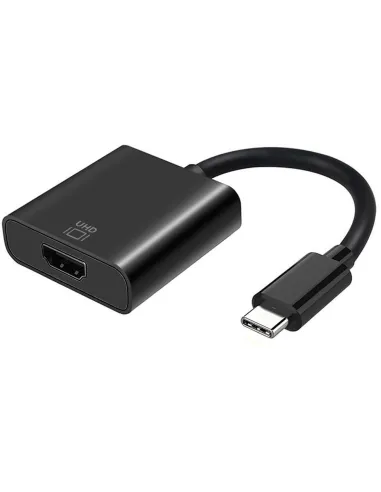 Aisens A109-0344 Adaptador de Imagen USB-C a HDMI 4K 15cm Negro