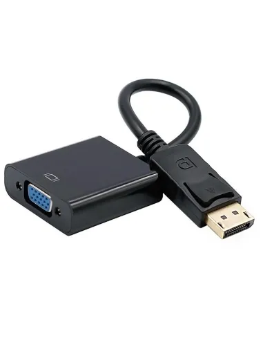 Aisens A125-0367 Conversor de Imagen DisplayPort a SVGA WUXGA 15cm Negro
