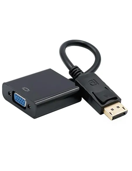 Aisens A125-0367 Conversor de Imagen DisplayPort a SVGA WUXGA 15cm Negro