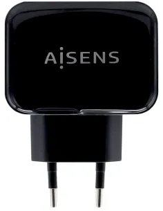 Aisens A110-0440 Cargador 2x USB-A 17W Negro-ADAP52801