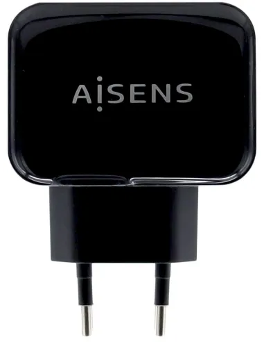 Aisens A110-0440 Cargador 2x USB-A 17 W Negro