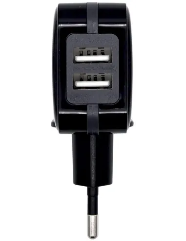 Aisens A110-0440 Cargador 2x USB-A 17 W Negro