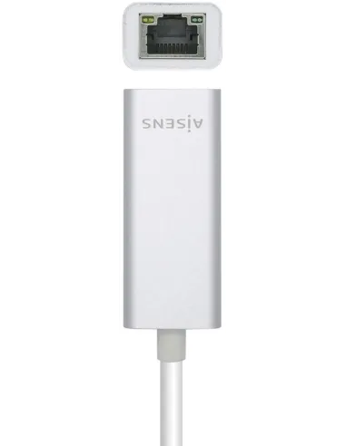 Aisens A109-0505 Adaptador USB-C a RJ-45 Ethernet Rápido Gigabit 15cm Blanco