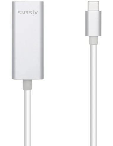 Aisens A109-0505 Adaptador USB-C a RJ-45 Ethernet Rápido Gigabit 15cm Blanco