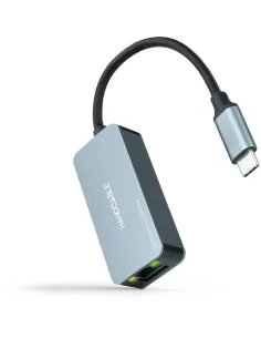 Nanocable 10.03.0410 Adaptador USB-C a RJ-45 Ethernet 15 cm Gris-ADAP57014