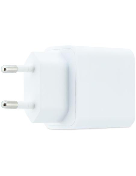 CoolBox COO-CUP-35CC Cargador 2xUSB-C 35W Blanco