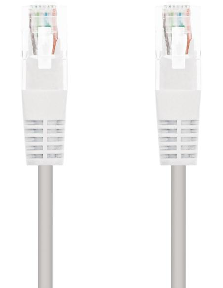 Nanocable 10.20.0100-W Cable de Red RJ-45 UTP AWG24 Cat. 5e 50cm Blanco