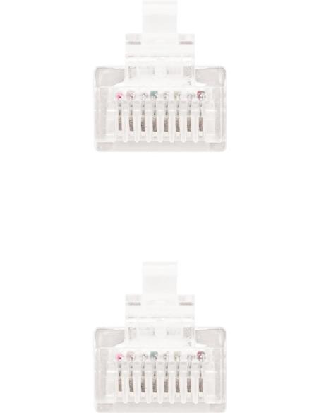 Nanocable 10.20.0100-W Cable de Red RJ-45 UTP AWG24 Cat. 5e 50cm Blanco