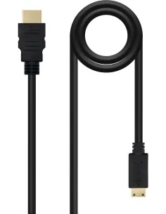Nanocable 10.15.0902 Cable HDMI a Mini HDMI A-M/C-M 1.8m Negro-CABL26018