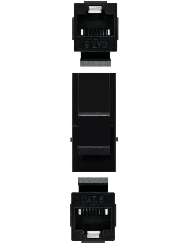 Nanocable 10.21.0501 Empalme RJ45 CAT.6 UTP Negro