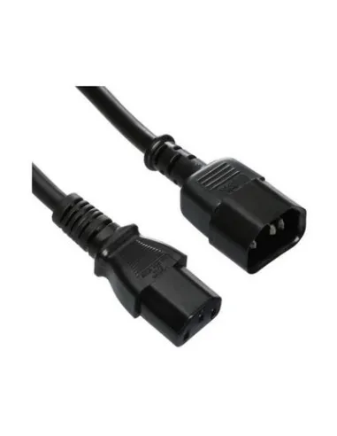 Nanocable 10.22.0202 Cable de Alimentación C13 Hembra a C14 AWG18 Schuko Macho 1.5m