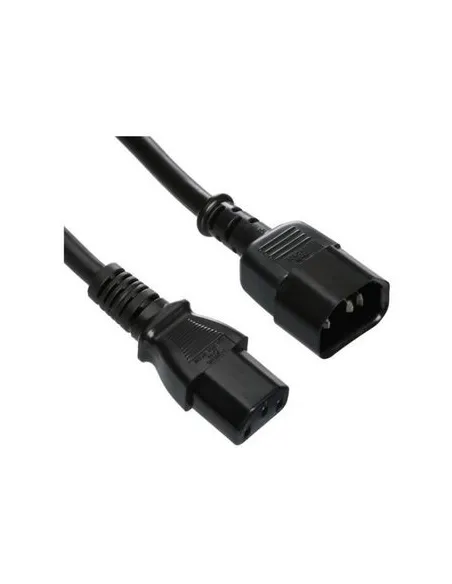 Nanocable 10.22.0202 Cable de Alimentación C13 Hembra a C14 AWG18 Schuko Macho 1.5m