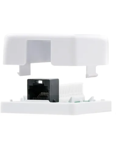 Nanocable 10.21.1501 Roseta de Superficie RJ45 con 1 Toma de Cat.6 UTP Blanco