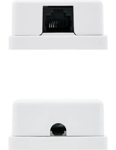 Nanocable 10.21.1501 Roseta de Superficie RJ45 con 1 Toma de Cat.6 UTP Blanco