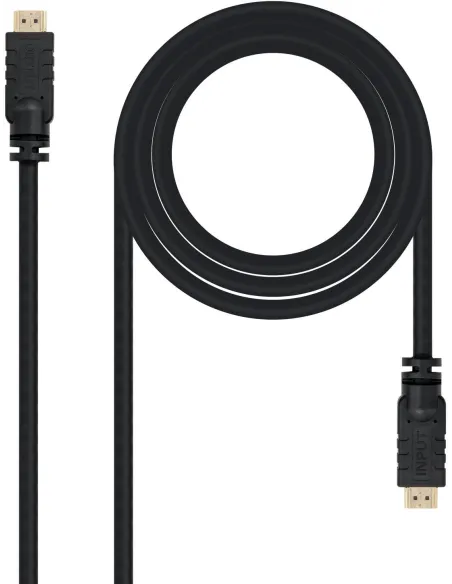Nanocable 10.15.1820 Cable HDMI 1.4 Macho/Macho con Repetidor 20m Negro