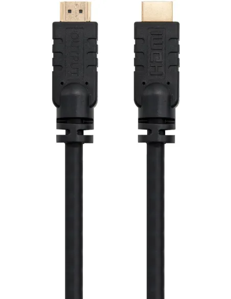 Nanocable 10.15.1825 Cable HDMI 1.4 Macho/Macho con Repetidor 25m Negro