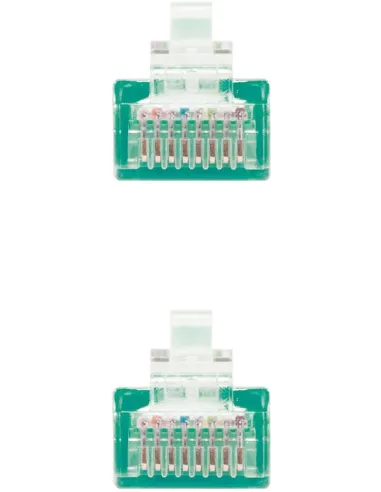 Nanocable 10.20.0401-GR Cable de Red RJ-45 UTP AWG24 Cat.6 1m Verde