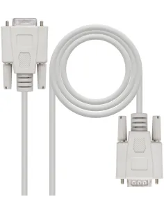 Nanocable 10.14.0203 Cable DB9 Beige 3m-CABL36539