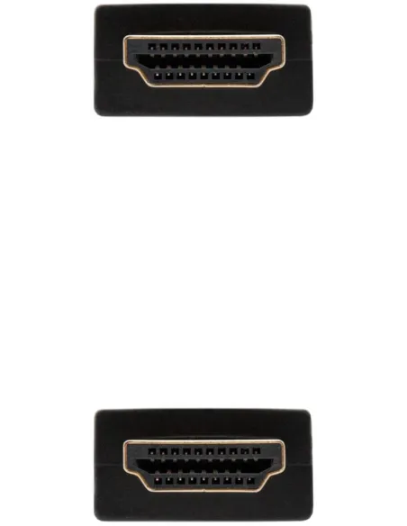 Nanocable 10.15.1803 Cable HDMI V1.4 de Alta Velocidad Ethernet con Ferrita Macho/Macho 3M Negro