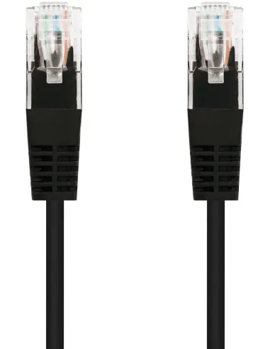 Nanocable 10.20.0100-BK Cable de Red RJ-45 UTP AWG24 Cat. 5e 50cm Negro