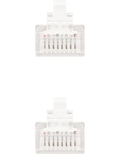 Nanocable 10.20.0101-W Cable de Red RJ-45 UTP AWG24 Cat. 5e 1m Blanco
