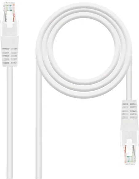 Nanocable 10.20.0103-W Cable de Red RJ45 UTP AWG24 Cat. 5e 3m Blanco