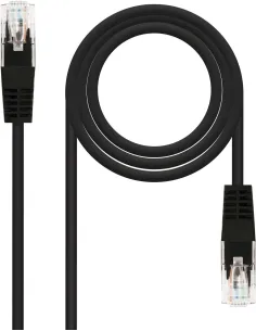 Nanocable 10.20.0401-BK Cable de Red RJ-45 UTP AWG24 Cat.6 1m Negro-CABL36606