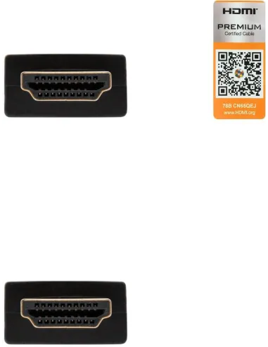 Nanocable 10.15.3603 Cable HDMI 2.0 4K 60Hz Macho/Macho 3M Negro