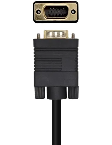 Aisens A125-0365 Conversor de Imagen DisplayPort a VGA WUXGA 2m Negro