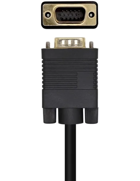 Aisens A125-0365 Conversor de Imagen DisplayPort a VGA WUXGA 2m Negro