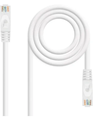 Nanocable 10.20.1802-W Cable de Red RJ45 Cat.6A UTP LSZH 2M Blanco