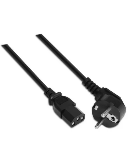 Aisens A132-0167 Cable de Alimentación CEE7 a C13 Macho/Hembra 1.5m Negro
