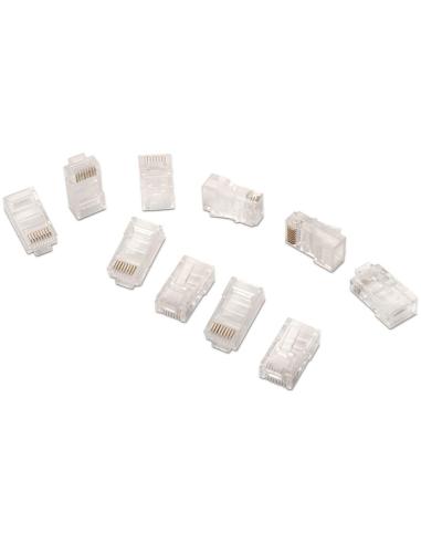 Aisens A139-0297 Conector RJ-45 8 Hilos Cat.6 AWG24 10 Unidades Transparente