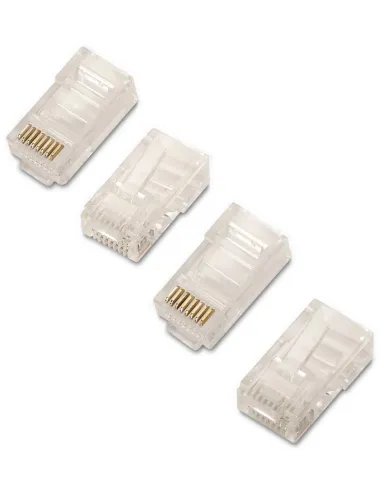 Aisens A139-0297 Conector RJ-45 8 Hilos Cat.6 AWG24 10 Unidades Transparente