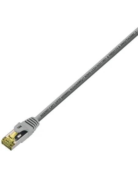 Aisens A146-0333 Cable de Red RJ45 Cat.7 S/FTP 50cm Gris