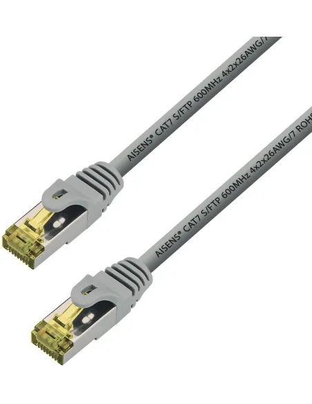 Aisens A146-0333 Cable de Red RJ45 Cat.7 S/FTP 50cm Gris