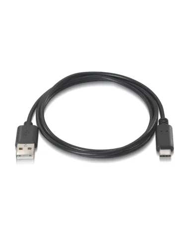 Aisens A107-0053 Cable USB-C 2.0 3A a USB-A Macho/Macho 50cm Negro
