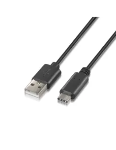 Aisens A107-0053 Cable USB-C 2.0 3A a USB-A Macho/Macho 50cm Negro-CABL50273